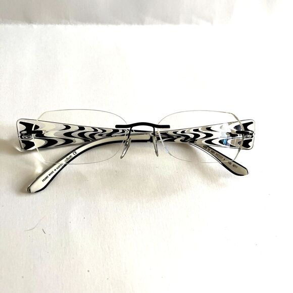 Silhouette Eyeglasses 4208 50 6051 Austria Rimless Frames Only White 51-17-135 - Picture 2 of 6